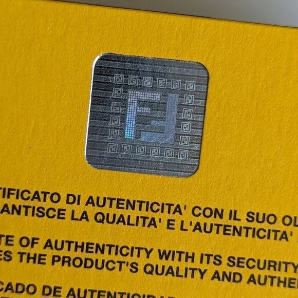 FENDI NWOB Women's Gold & Bronze Brown Logo Eyeglasses Fendi optical frames - Picture 12 of 15